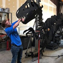 Custom metal art fabrication